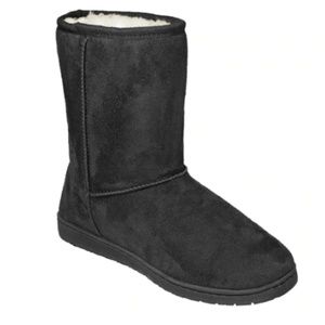 9" Dawgs US Size 6 Black Microfiber Boots